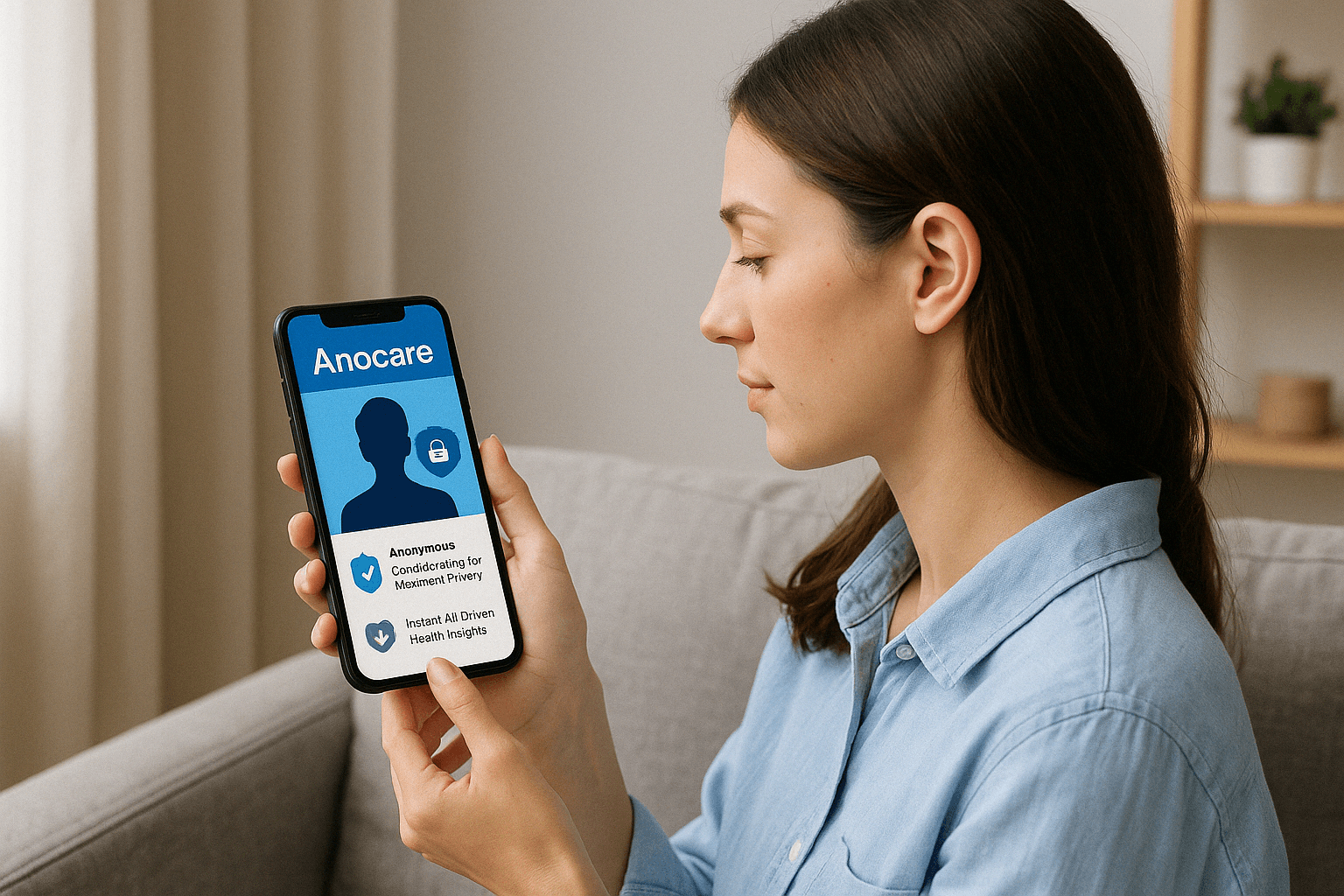 Patient using Anocare